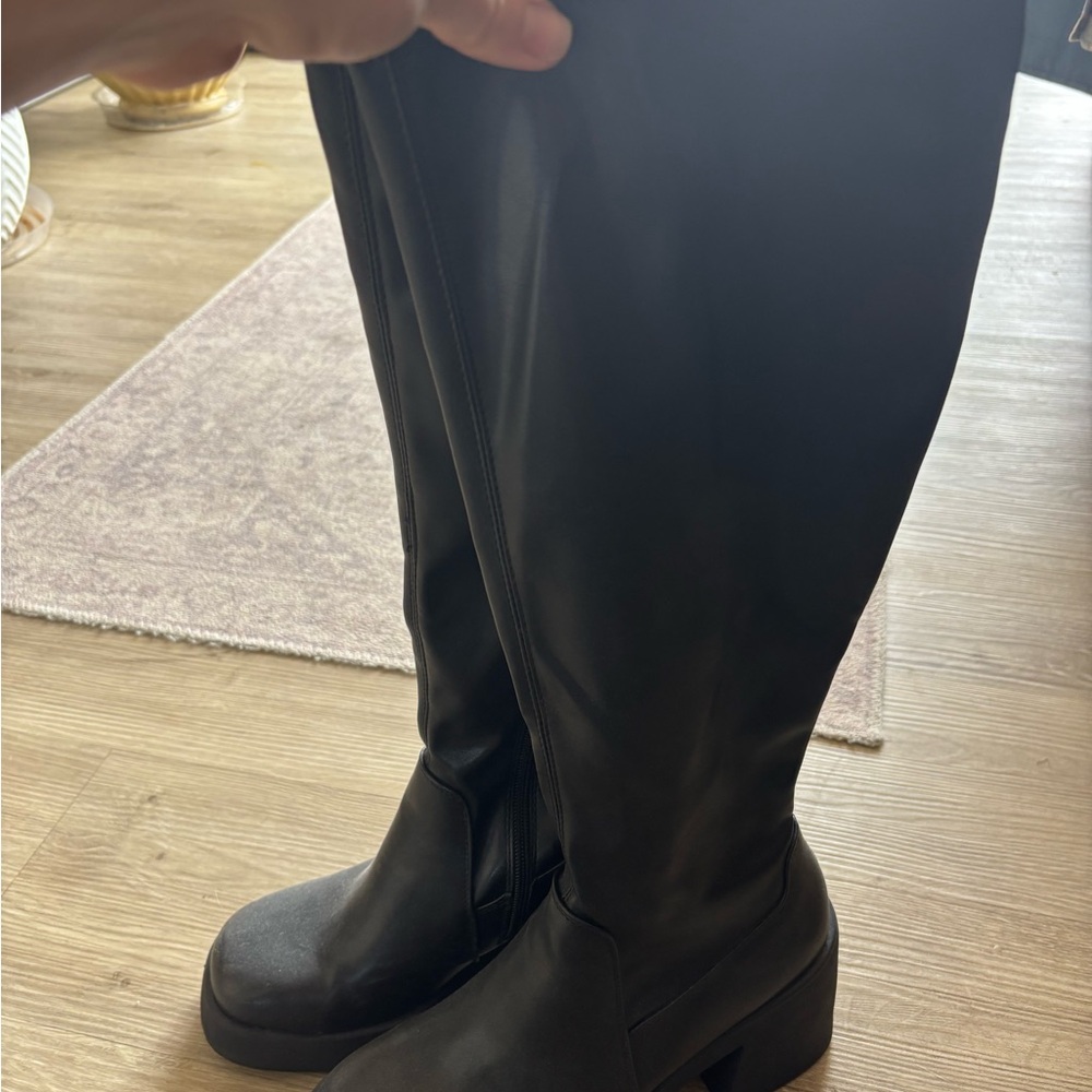 Like New Black Women's Knee-High Boots